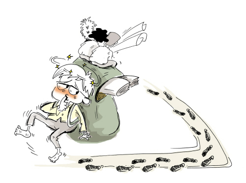 8岁男孩补课患强迫症 走路只能拐“直角弯”